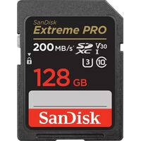 Карта памяти 128 ГБ SDXC SanDisk Extreme Pro UHS-I U3 V30  SDSDXXD-128G-GN4IN