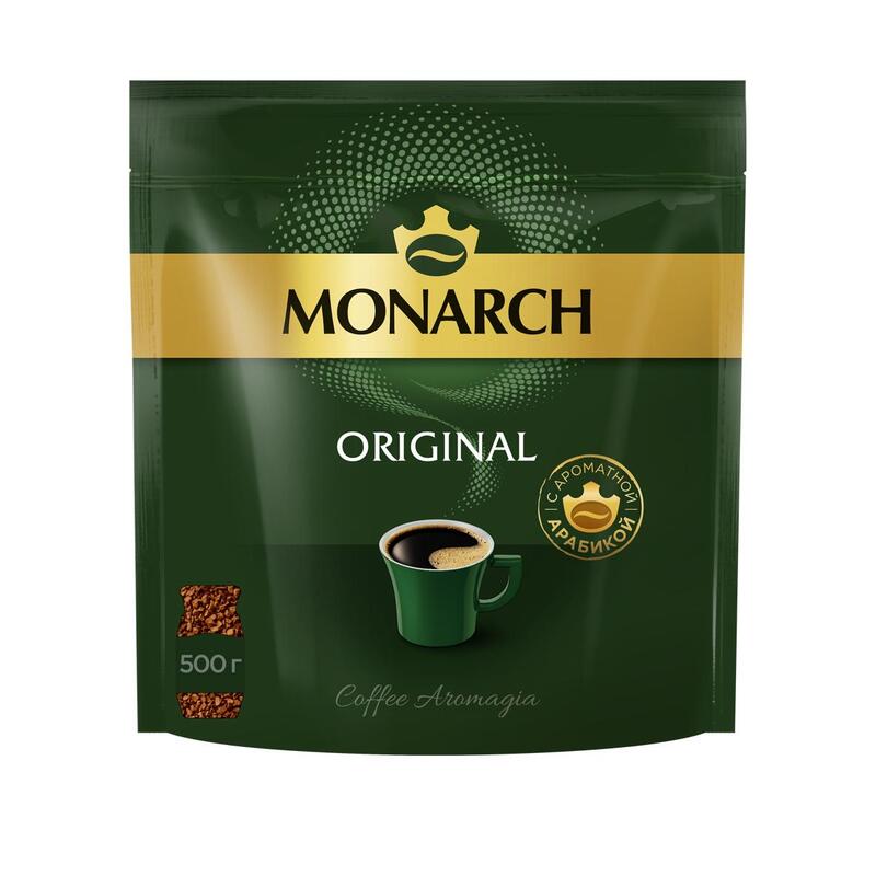 Кофе растворимый Jacobs Monarch 500 г (пакет) – купить растворимый кофе Jacobs Monarch 500 г по выгодной цене в интернет-магазине Комус