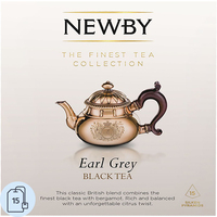 Чай черный Newby Earl Grey 15 пирамидок (бергамот)
