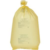 Пакеты для медицинских отходов ПТП Киль класс Б 110 л желтый 70x110 см 18 мкм (100 штук в упаковке)