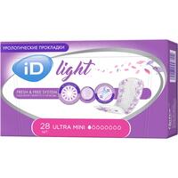 Прокладки урологические iD Light Ultra mini (28 штук в упаковке)