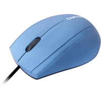 Мышь проводная Canyon CNE-CMS05BX голубая