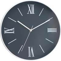 Часы настенные Clock Dark Blue (30.6x30.6x4.5 см)