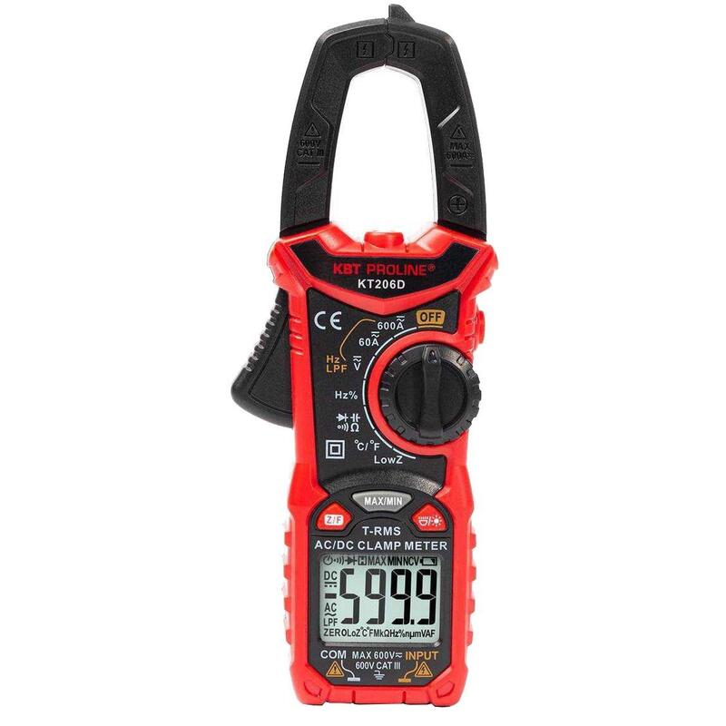 Клещи токовые цифровые КВТ Proline KT 206D (80753) – купить по выгодной цене в интернет-магазине | 1763596