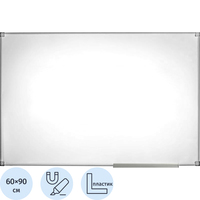 Доска магнитно-маркерная Attache (Attache Economy) Classic 60x90 см  односекционная с лаковым покрытием (полочка для маркеров)