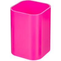 Подставка-стакан для канцелярских принадлежностей Attache розовая 10x7x7  см