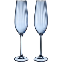 Набор бокалов для шампанского Crystal Bohemia Columba Optic 260 мл (2  штуки в упаковке, 9BL/1SI81/0/72Z52/260-264)