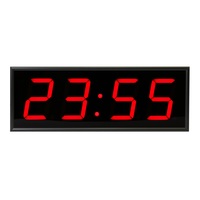 Часы настенные Импульс Электронное табло 410-EURO-R-ETN-NTP (45x15x55  см)