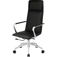 Кресло для руководителя Easy Chair 593 TPU чёрное (экокожа,  алюминий)