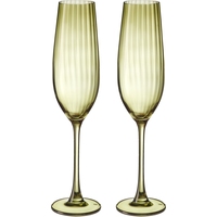 Набор бокалов для шампанского Crystal Bohemia Columba Optic 260 мл (2  штуки в упаковке)