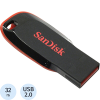 Флешка USB 2.0 32 ГБ Sandisk Cruzer Blade (SDCZ50-032G-B35)