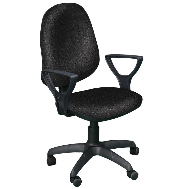 Кресло офисное Prestige черное (ткань, пластик) – выгодная цена – купить товар Кресло офисное Prestige черное (ткань, пластик) в интернет-магазине Комус