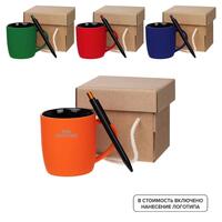 Подарочный набор ColorBlock с индивидуальной гравировкой на кружке (50  штук в упаковке)