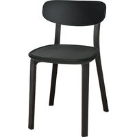 Стул обеденный Sheffilton SHT-S85-2 163502 чёрный (пластик)
