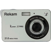 Уценка. Фотоаппарат Rekam iLook S990i серебристый. уц_тех