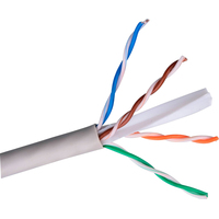 Кабель витая пара ExeGate UTP4-C6-CCA-S23-IN-PVC-GY-305 cat 6 305 м  (EX186134RUS)