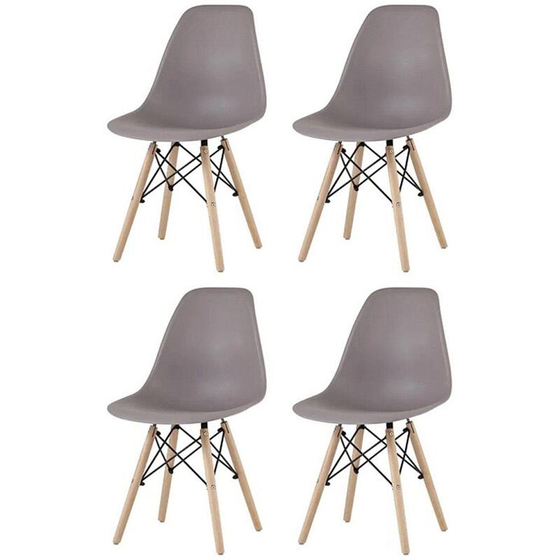 Стул eames темно серый