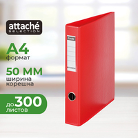 Папка на 4-х кольцах Bantex (Attache Selection) коллекция Strong A4 50   мм красная до 300  листов