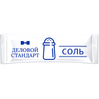 Соль порционная Деловой Стандарт Экстра в стиках по 1 г (800 штук в  упаковке)