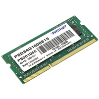 Оперативная память Patriot 4 ГБ PSD34G160081S (SODIMM DDR3)