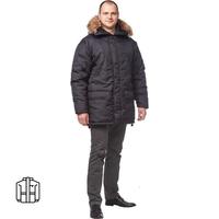 Куртка рабочая зимняя мужская Аляска черная (размер 48-50, рост 170-176)