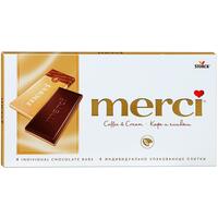 Шоколад Merci молочный кофе и сливки 100 г