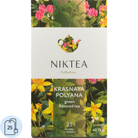 Чай зеленый Niktea Красная поляна 25 пакетиков