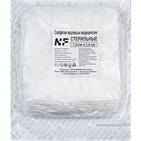 Салфетка стерильная Ньюфарм 7.5x7.5 см 17 нитей (10 штук в упаковке)