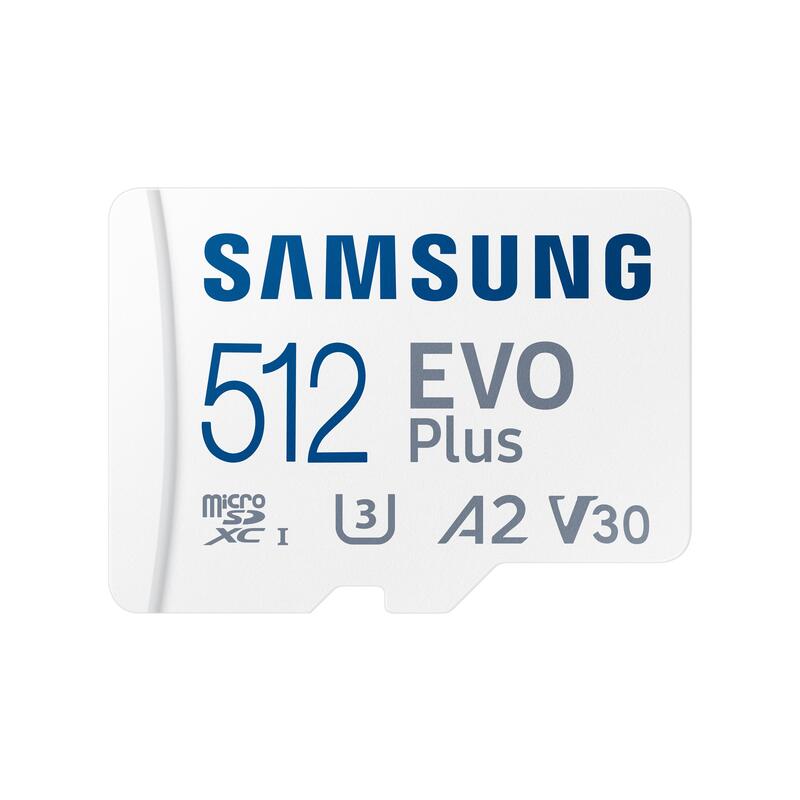 Карта памяти 512 ГБ microSDXC Samsung Evo Plus UHS-I U3 V30 A2 (MB-MC512KA/APC) – купить по выгодной цене в интернет-магазине | 1813715