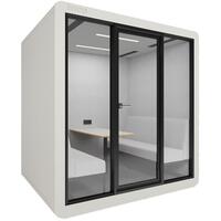 Кабина акустическая Lwop Six (белый/черный, 2200х1800х2364 мм)