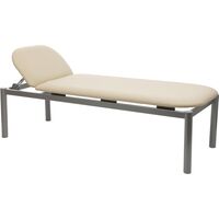 Кушетка медицинская Hilfe МД КС-01 (cлоновая кость/серый, 1960х730х560  мм)