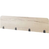 Экран к столу Kobor EV-140 black/natural с креплением фронтальный (дуб  натуральный, 1400х16х400 мм)