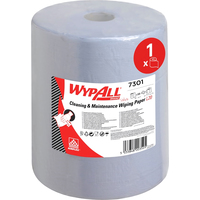 Протирочная бумага KIMBERLY-CLARK Wypall L20 7301 голубой (500 листов в  упаковке)