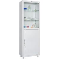 Шкаф медицинский Hilfe МД 1 1760/SG (белый, 600x400x1850 мм)