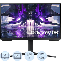 Монитор 24'' Samsung Odyssey G3 чёрный (LS24AG320NMXZN)