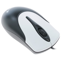 Мышь проводная Genius NetScroll 100 V2 белая/черная   (31010232100/31010001401)