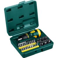 Отвёртка реверсивная Kraftool с насадками (29 предметов, 25556-H29)