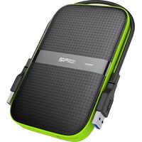 Внешний жесткий диск HDD (накопитель) Silicon Power Armor A60 1 ТБ USB  3.0 (SP010TBPHDA60S3K)