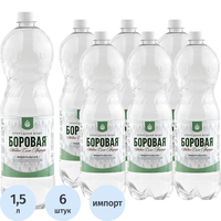 Вода минеральная Боровая лечебно-столовая негазированная 1.5 л