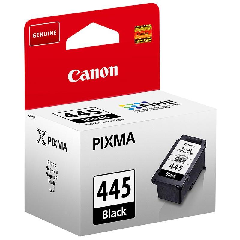 Картридж струйный Canon PG-445 8283B001 черный – купить картридж Canon PG-445 8283B001 оригинальный по выгодной цене в интернет-магазине Комус