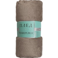 Плед Texrepublic Absolute фланель 150х200 см коричневый