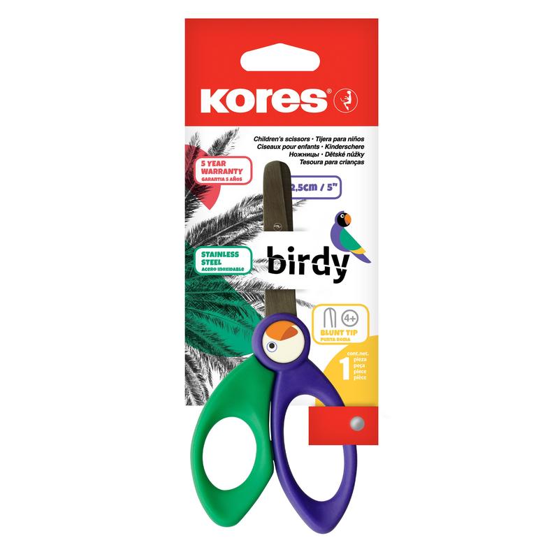  Kores School Scissors Soft Grip 140mm