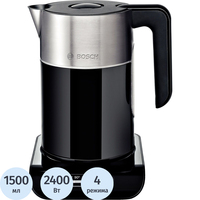 Чайник электрический Bosch TWK8613P чёрный