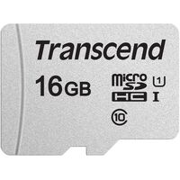 Карта памяти 16 ГБ micro SDHC Transcend TS16GUSD300S-A Class 10 UHS-I