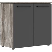 Шкаф для документов Morris Trend MLC 85.1 (сосна нордик/антрацит,  854х423х821 мм)