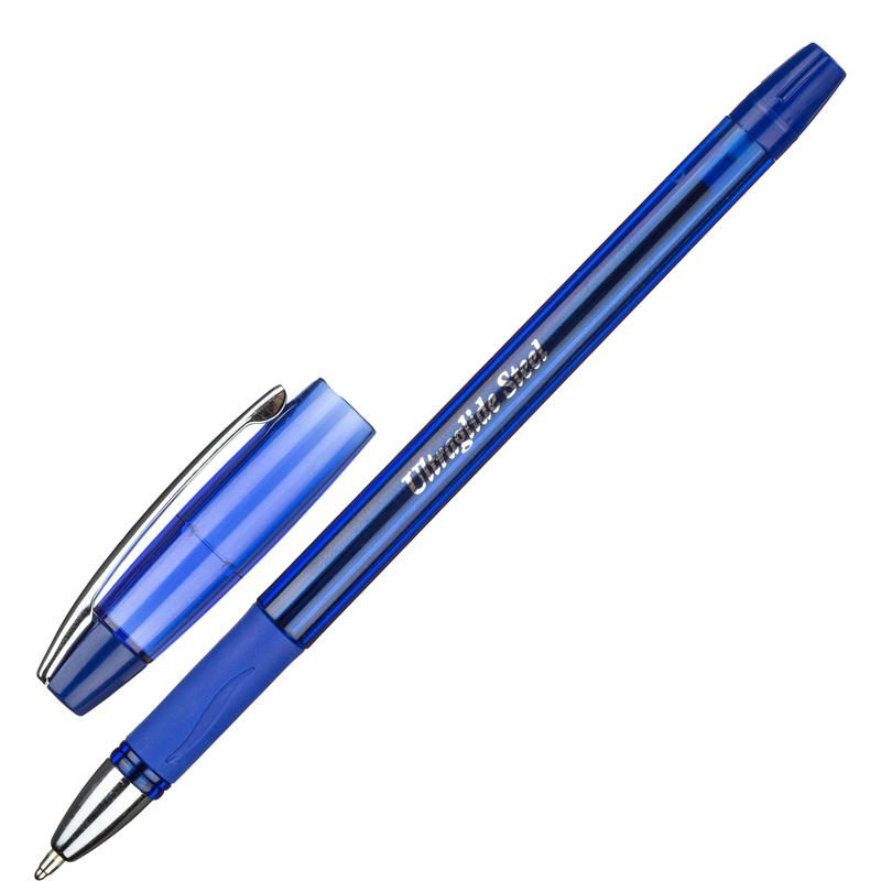 Ручка шариковая неавтоматическая Unomax (Unimax) Ultra Glide Steel синяя (толщина линии 0.8 мм) – выгодная цена – купить товар Ручка шариковая неавтоматическая Unomax (Unimax) Ultra Glide Steel синяя (толщина линии 0.8 мм) в интернет-магазине Комус