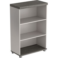 Стеллаж для документов Комус Мебель Easy Director (асканит/железный  камень,  854х445х1311 мм)