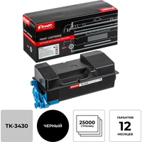 Картридж лазерный Комус TK-3430 для Kyocera черный совместимый