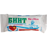 Бинт Лейко стерильный 5 м x 10 см плотность 36 г/кв.м