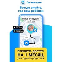 Сертификат Где мои дети на 1 месяц (KIDS_1)